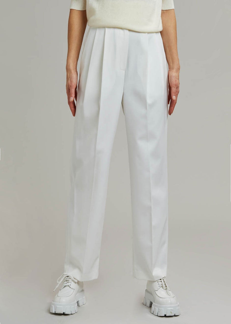 Bea Suit Pants - White