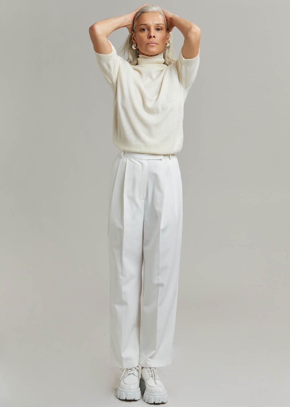 Bea Suit Pants - White