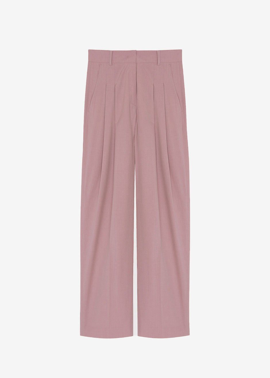 Gelso Pleated Trousers - Rose