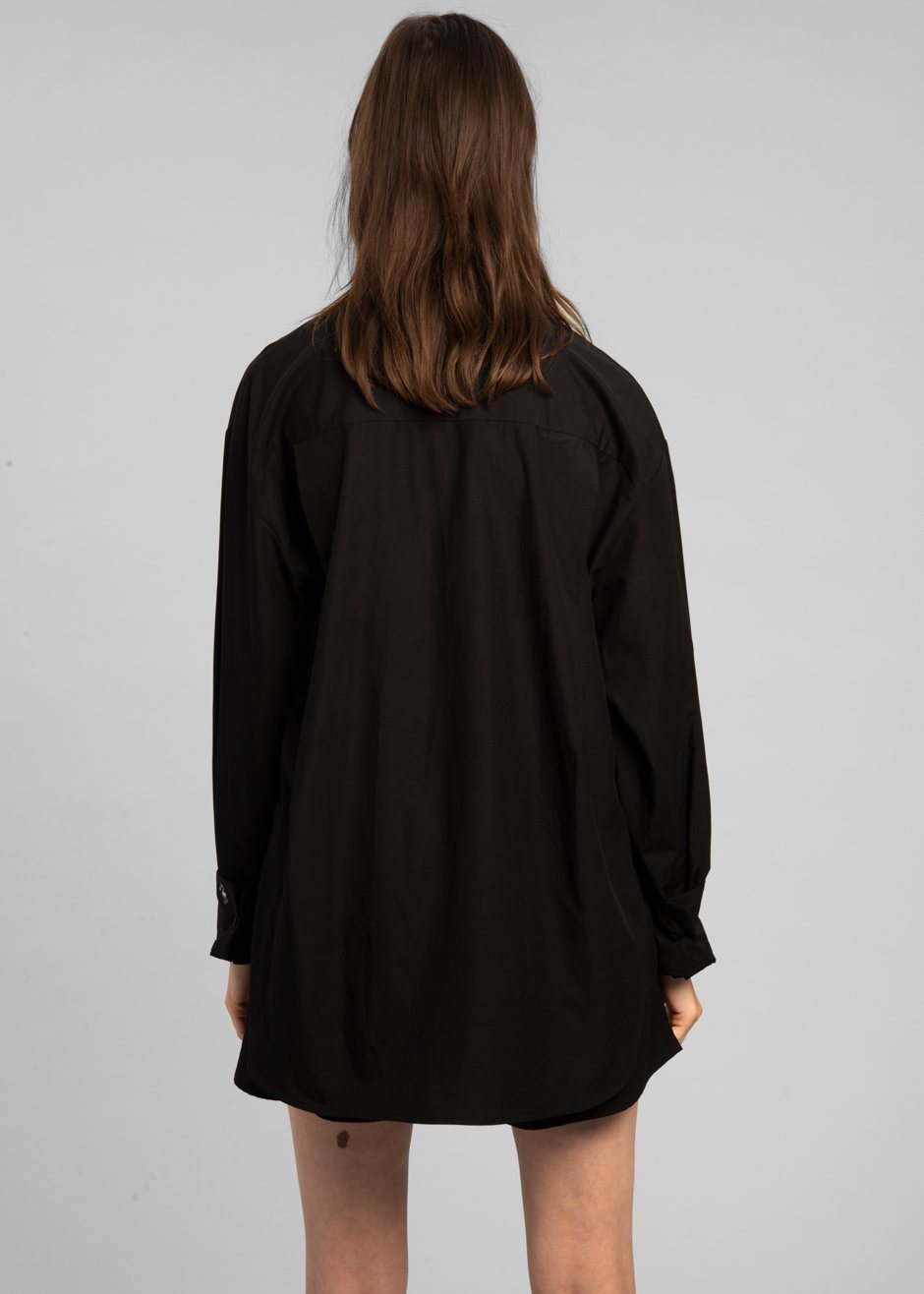 Lui Organic Cotton Shirt - Black