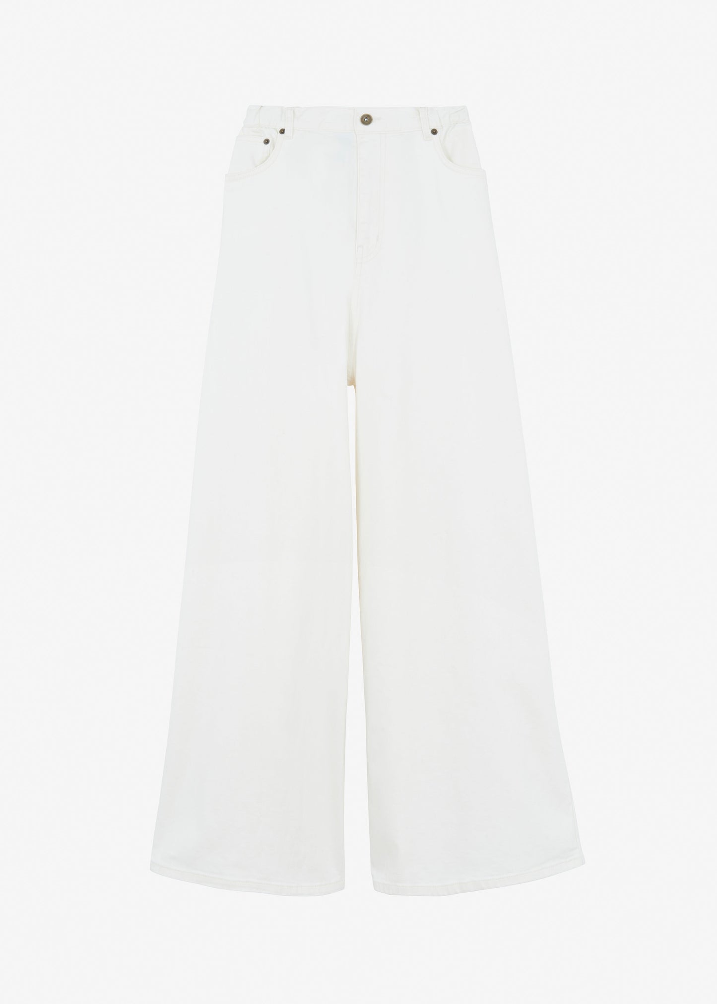 Sasha Wide Leg Jeans - Off White